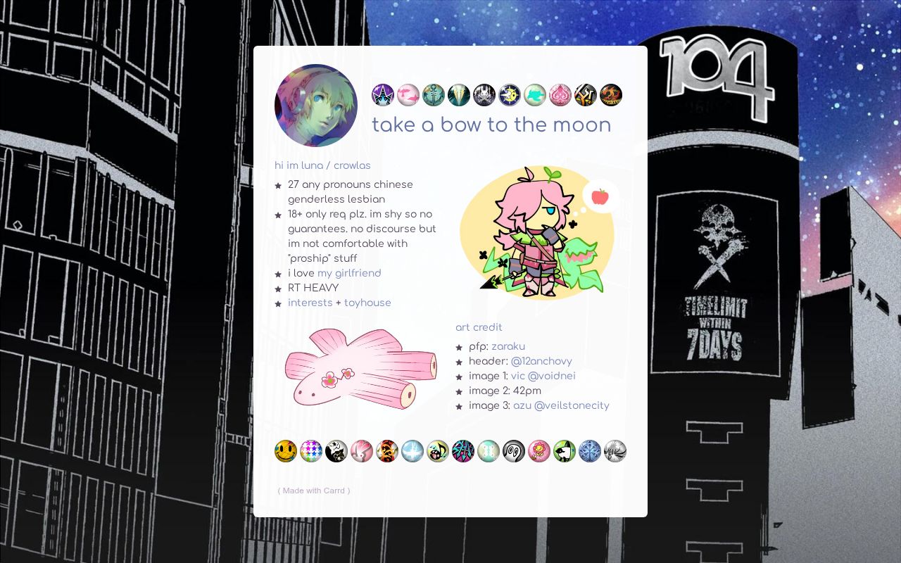 Carrd profile picture for @twister